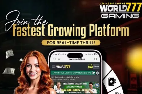 स्वागत बोनस पाने के लिए World 777 में शामिल हों